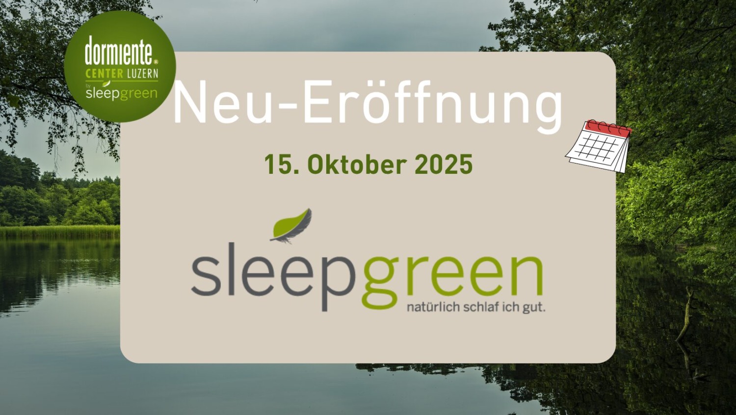 Eröffnungsdatum - dormiente Center Luzern