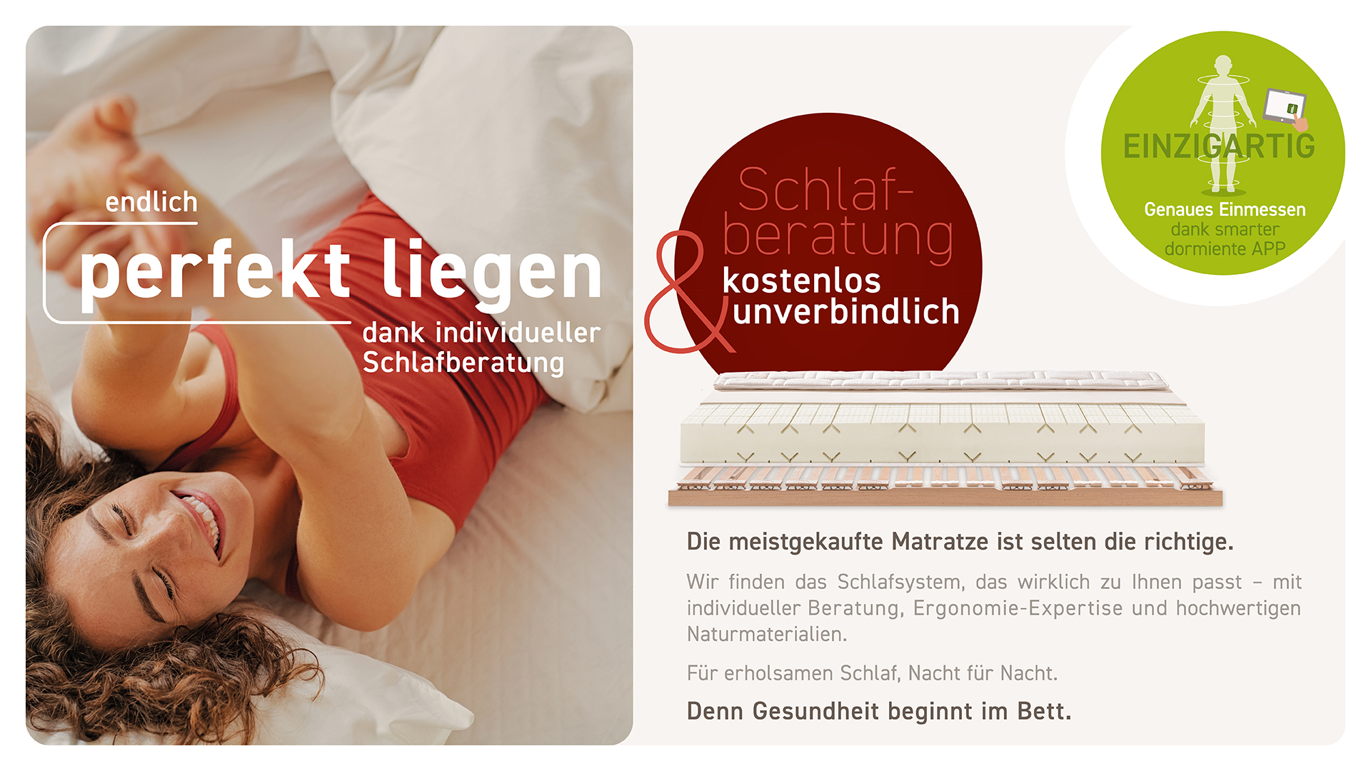 Endlich Perfekt Liegen